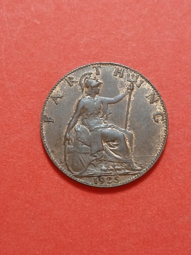 1925 george farthing coin - 1925,