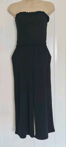 Next black strapless wide leg - wide,
