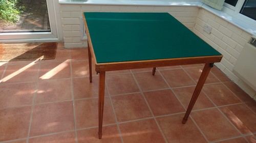 Vintage foldable bridge - , table