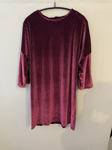 Zara burgundy velvet - zara, mini
