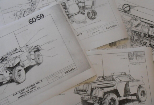 Humber scout car mkii stowage - scout,
