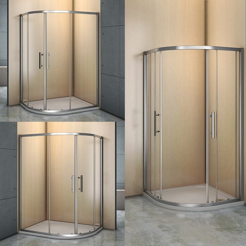 Quadrant shower door corner - shower,