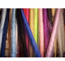 Sheer organza fabric voile - sheer,