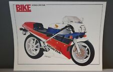 HONDA VFR750R Poster Motorcycle Artwork BIKE MAGAZINE Excellent Colour 