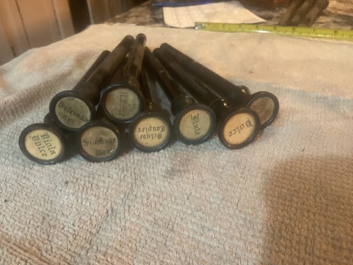 Antique pump organ pulls - 8,