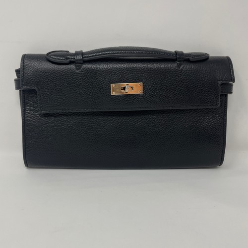 Zenith black pebbled leather - black,