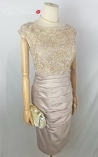LA FEMME CAP SLEEVE BEADED
