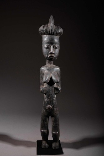 Attié 2734 wood statue - attié,