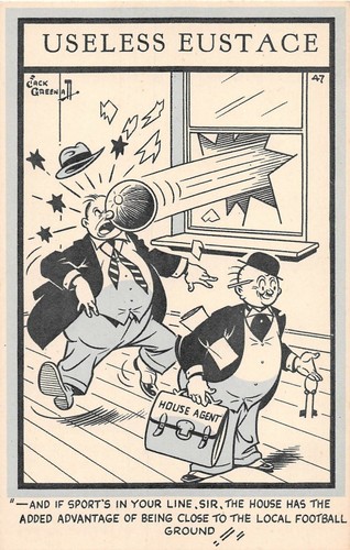 Postcard comic useless eustace - comic,