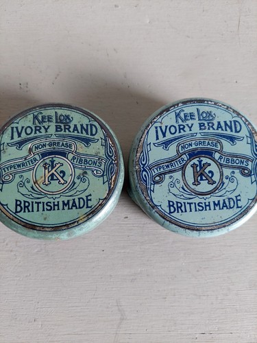 Kee lox typewriter ribbon - lox, tins