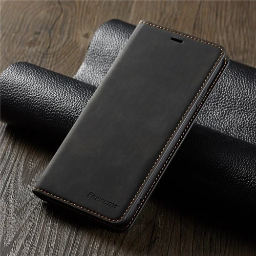 Suede leather wallet - suede, for