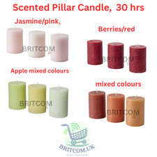 Scented Pillar Candles 3-Pack