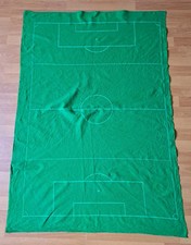 Subbuteo Set M: Green Baize Playing Pitch Cloth Rare Football Accessories D