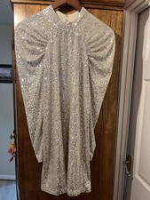 H & M Silver Sequin Dress