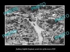 Sudbury Suffolk England Aerial