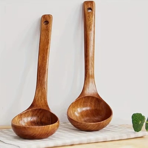 1pc wooden soup ladle - 1pc, non