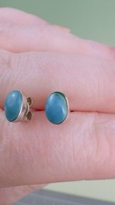 Sterling silver turquoise stud - turquoise,