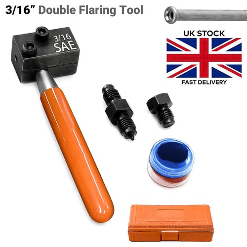 Double pipe flaring tool - flaring,