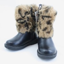 Black with Leopard Fur Girls