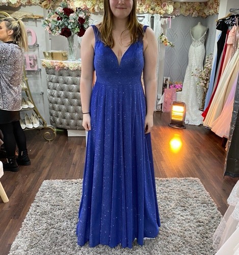 Jora midnight blue prom dress - blue,