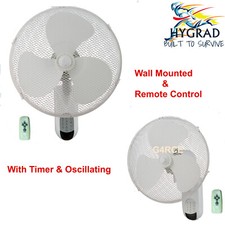 NEW 16" PLASTIC WHITE WALL FAN