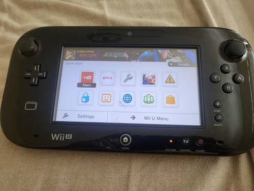 Nintendo wii gamepad black - nintendo,