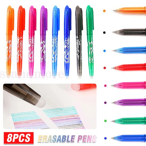 Erasable pen set - 8, colours