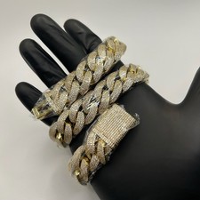 Moissanite Cuban Chain VVS1 4
