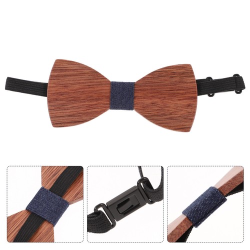 1pc wooden bowtie creative - 1pc,