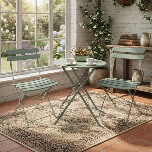 Lightweight mint bistro set - lightweight,