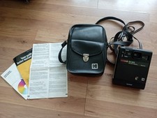 Vintage 1970s Kodak EK160 Instant Camera With Original Kodak Leather Carry Bag