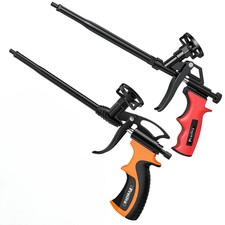 Foam Gun, Red and Orange Expanding Foaming Guns, Professional Heavy Duty