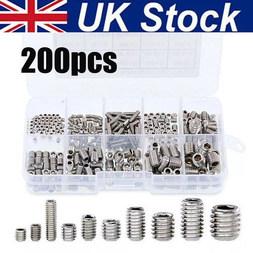 200pcs allen hex socket set - 200pcs,