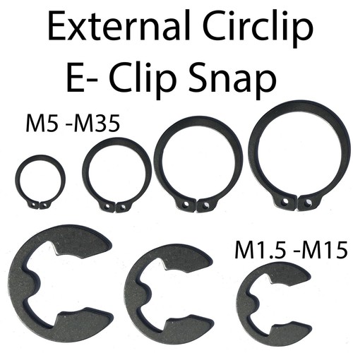 External circlip clip - external,