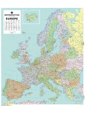 Map of Europe - Laminated European Geological Wall Map For School and Business