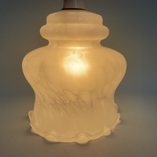 Vintage mottled white glass - vintage,
