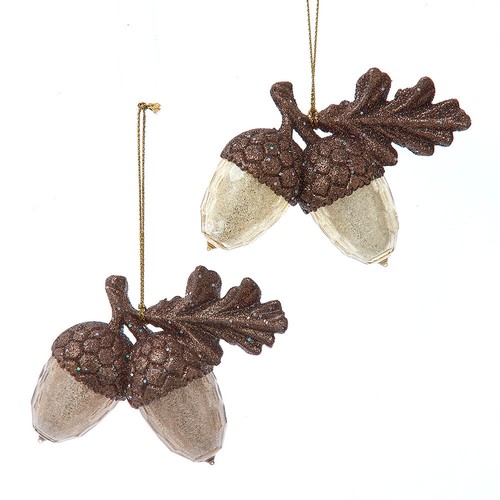 Kurt adler set brown gold - set, 2