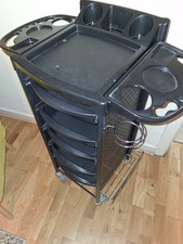 Barber Hairdressing Salon Trolley Hair Colouring Spa Cart Rolling Storage Drawer