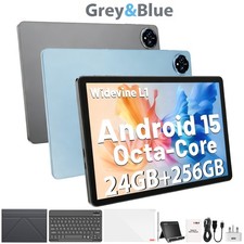 Android 15 Tablet 11.0 Inch 24GB+256GB (1TB TF) IPS WiFi 8000mAh 8-Core 2025 NEW