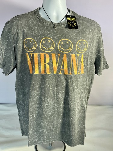 Nirvana shirt dark grey - nirvana, t-shirt