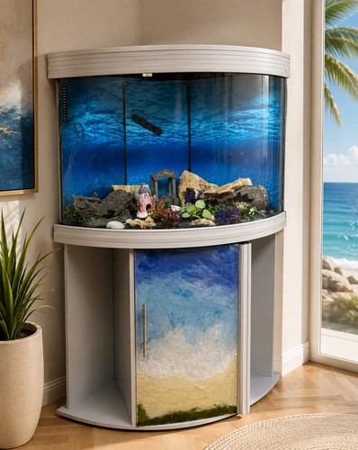 Large 150l bowfront - 150l, aquarium