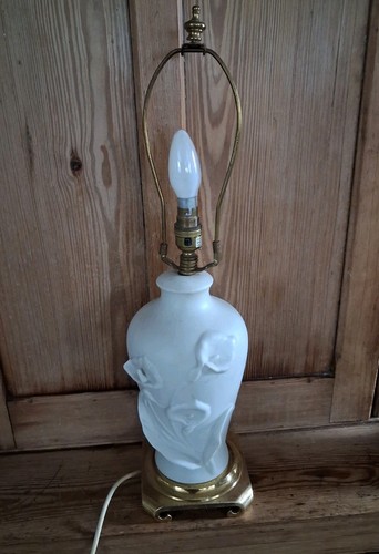 Table lamp crescent brass - lamp, 1