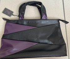 Ciccia London Handbag - Black/Purple with Dust Bag