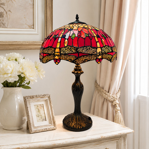 Handcrafted tiffany style - handcrafted, 16"