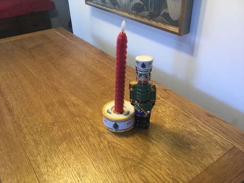 Spode nutcracker with candle - spode,