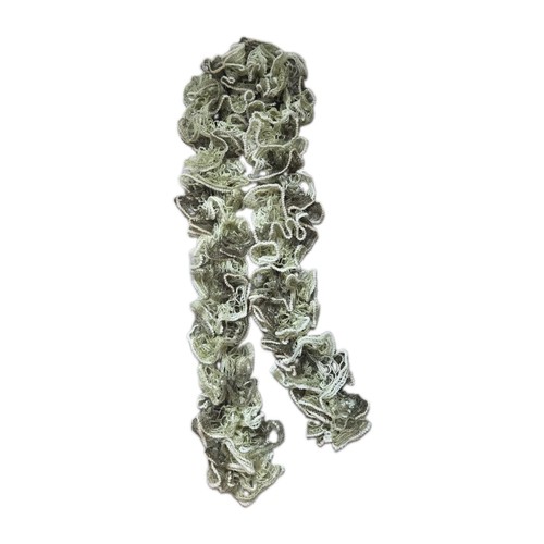 Ruffle knit scarf - ruffle,