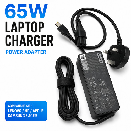 65w usb laptop charger type - c,