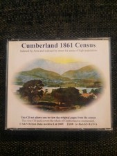 Cumberland 1861 Census On CD British Data, 4 Disc Set