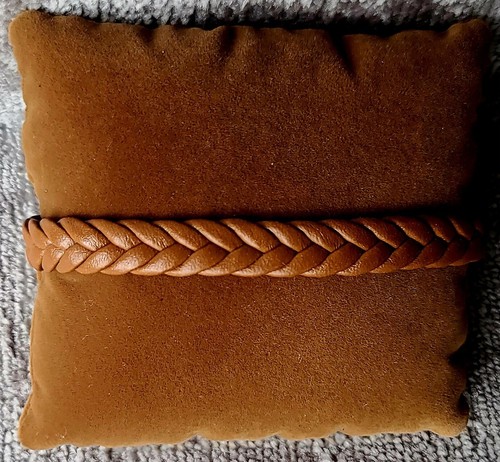 Leather bracelet wristband - leather,