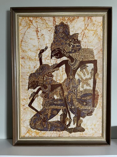 Vintage indonesian batik silk - vintage,